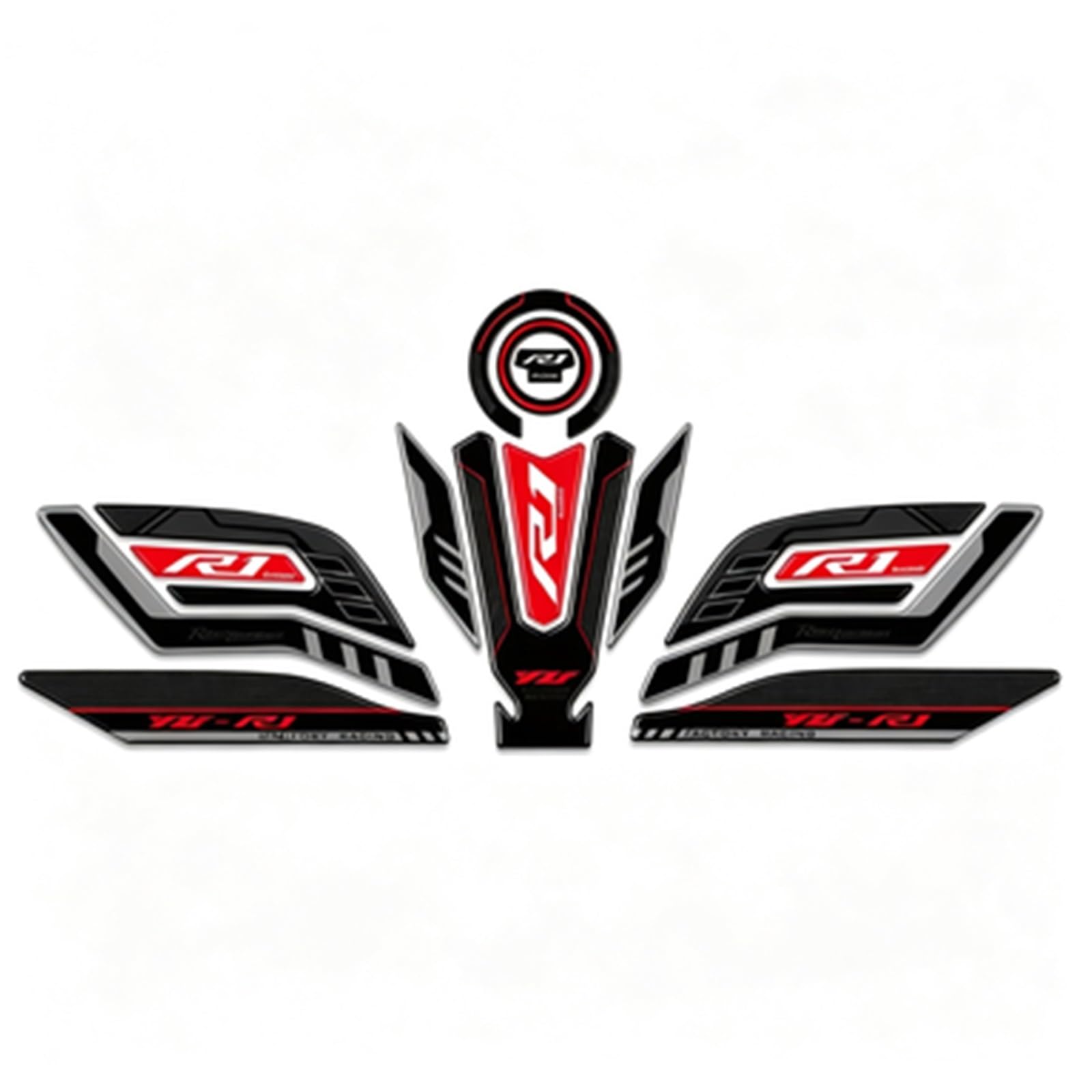 Tank Pad Sticker Motorcycle Fuel Protection Decal for Yamaha R1 R1S R1M YZF YZFR1 2015-2024 Streetfighter(Color9)