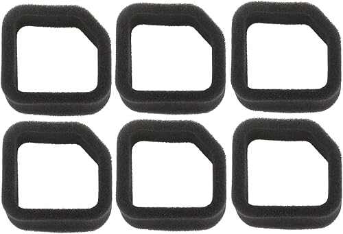 Paquete de 6 filtros de aire 560873001 de repuesto para modelos de recortadora Ryobi, soplador Ryobi BM254BV RY08510 RY08544, cultivador Ryobi