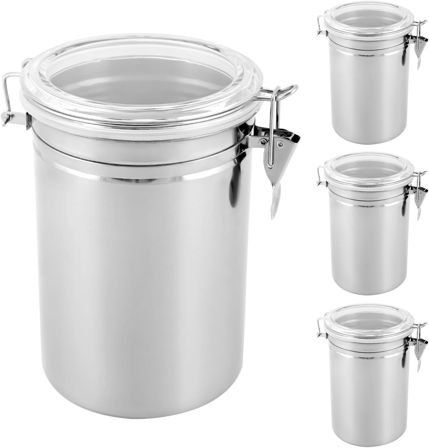 QWORK® 4 stuks vacuümzakken, 80 x 100 x 38 cm, extra grote herbruikbare vacuümzakken, vacuümzakken geen pomp nodig, voor kleding, dekbedden, beddengoed