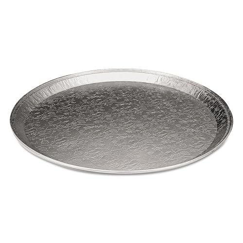 16" Aluminum Embossed Round Tray
