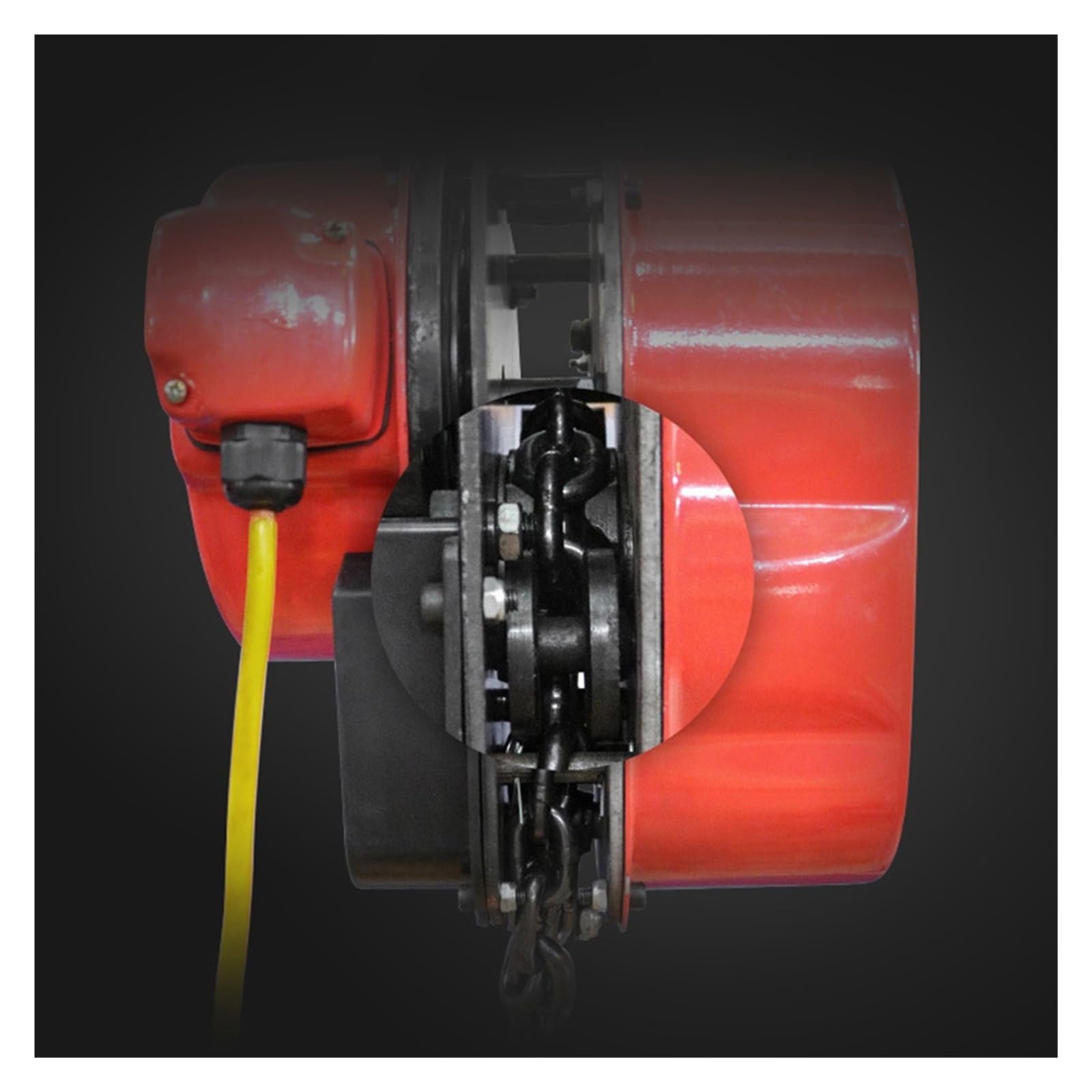 Paranchi elettrici di Potenza Paranco Elettrico, 1T 1000KG Guida a Catena di trazione elettrica Paranco Elettrico Gru a Catena di Sospensione Paranco Elettrico Argano 3/6/9 Metri G