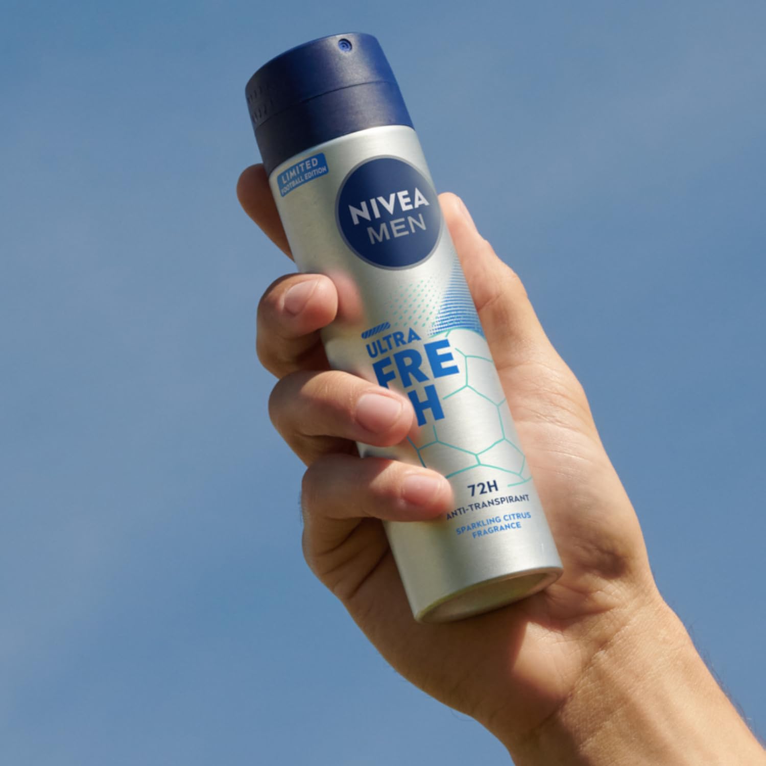 Nivea Men Deo Aerosol Zitrus 150ml 72-Stunden-Schutz (Packung mit 5)