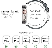 Vista 91 de WINGLE AP Luxury Bands for Apple Watch Band Ultra 3/2/1 Band Ultra 49mm Series 11 10 46mm 45mm 44mm 42mm SE 3/2/1 Series 9 8 7 6 5 4 3 2 1 Men