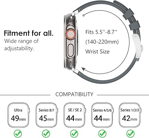 Miniatura 91 de WINGLE AP Luxury Bands for Apple Watch Band Ultra 3/2/1 Band Ultra 49mm Series 11 10 46mm 45mm 44mm 42mm SE 3/2/1 Series 9 8 7 6 5 4 3 2 1 Men