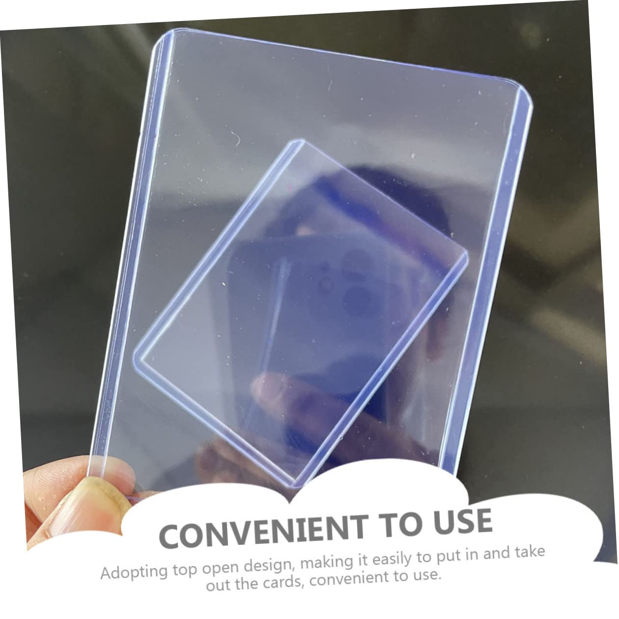 100 Stück Transparente Kartenhüllen Aus Pvc Schutzhüllen Für Spielkarten Und Sammelkarten Stabil Und Langlebig