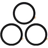 TENOC Universal Metal Ring Sticker for Magnetic Charger Compatible with iPhone/Samsung/Android All Cellphones, Magnetic Mount/Phone Holder Conversion Accessories, 3Pcs, Black