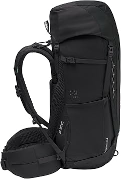 VAUDE Asymmetric 42+8 Trekking Backpack - Black