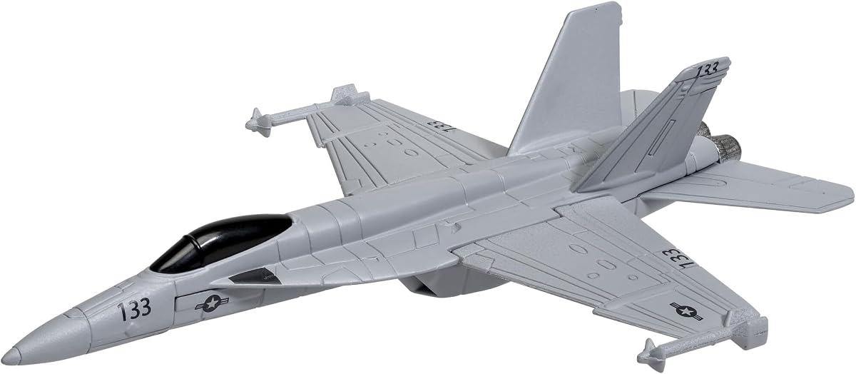 Corgi Diecast Flying Aces F/A-18 Super Hornet Modelo de exhibición a escala en miniatura Avión CS90658, Gris para adultos y coleccionistas | Modelo de avión Corgi Hornet, aviones y modelos de aviones fundidos a presión para mayores de 5 años, avión/avión fundido a presión, aviones de juguete
