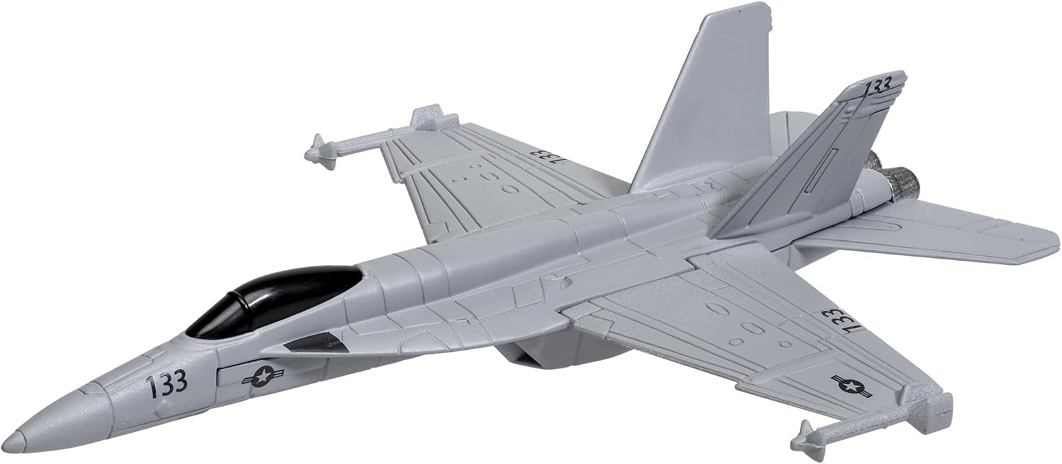 Corgi Diecast Flying Aces F/A-18 Super Hornet Miniature Scale Display Model Aircraft CS90658, Gray for aduls and collctors