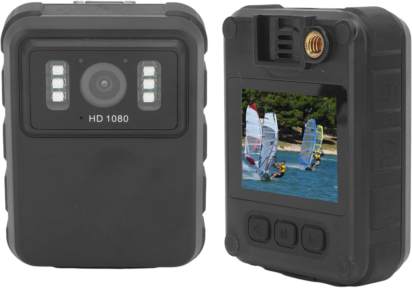 Mini Cámara Corporal, Cámara de Vídeo Portátil con Clip de Bolsillo 2K ...