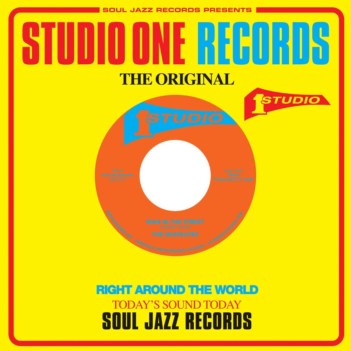THE SKATALITES  MAN IN THE STREET 7""  MINT