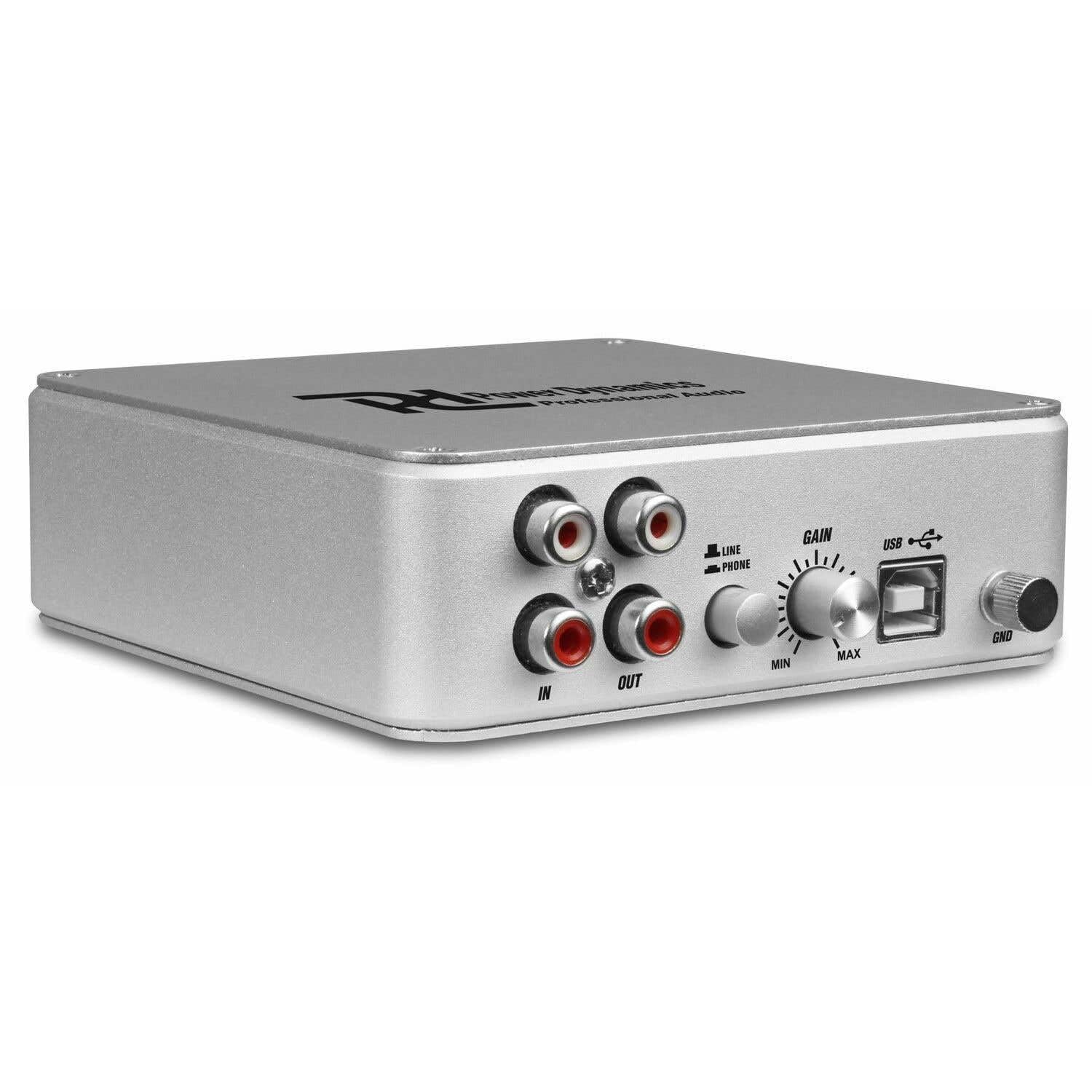 Power Dynamics PDX015 Preamplificatore Phono Software USB 2.0 argento