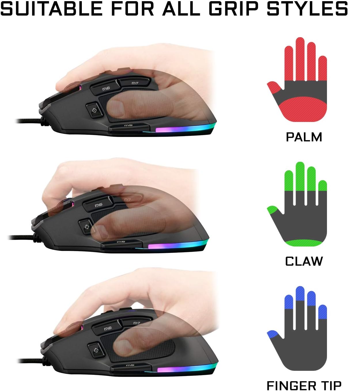 THE G-LAB Kult Nitrogen Neutron Mouse Grip Styles
