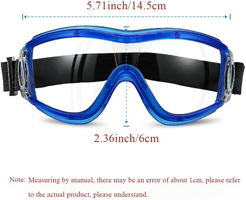 Miniatura 4 de Gafas de seguridad para niños, gafas de seguridad para niños pequeños con antivaho UV, paño de limpieza para lentes transparentes incluido