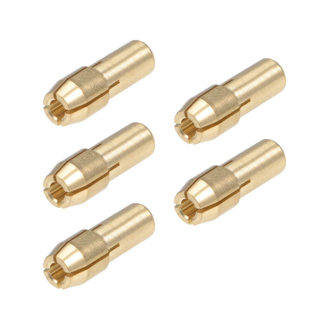 Brass Drill Chuck Collets Bits 2.4 mm for Dremel Rotary Tools 5 Pieces