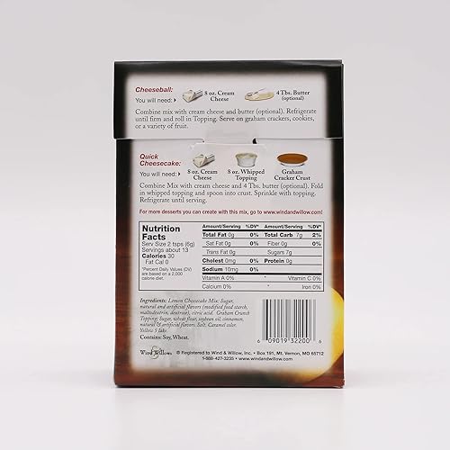 Miniatura 2 de Wind & Willow Mezcla de pastel de queso y postre con tarta de queso y limón