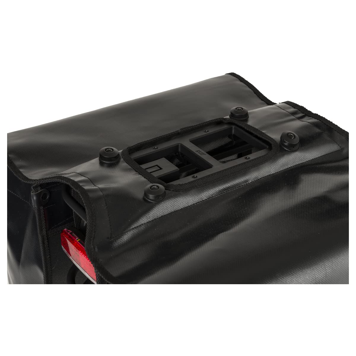 FastRider Cargo Tarpaulin Doppel Pannier, Radtaschen, Fahrradtasche | 46 Liter | Schwarz