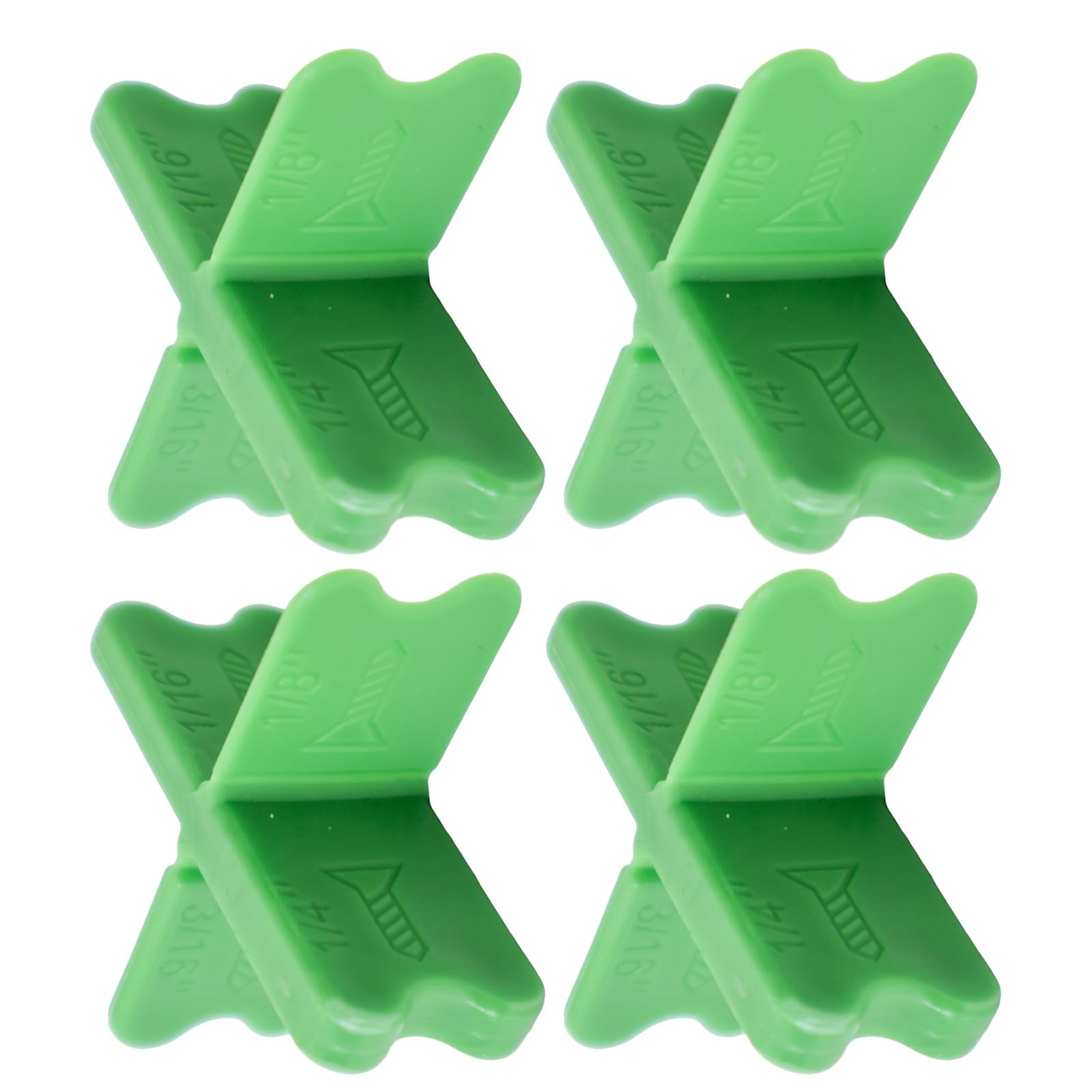 ABS Deck Spacers Kits 4PCS Multi-Thickness Leveling Shims for Outdoor Flooring Alignment & Construction Projects Adjustable Deck Gaps Spacers