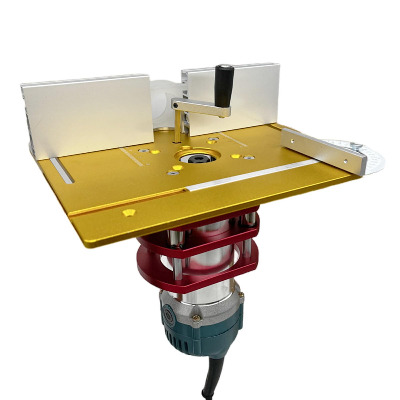 Piastra Inserimento Del Tavolo Router Per La Lavorazione Legno Comodo Tavolo Fresatura Per Scanalare E Smussare Facile Regolazione Altezza Maniglia Rialzata