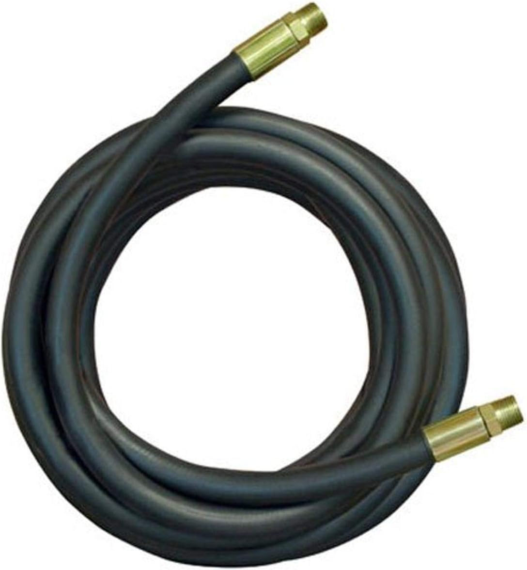 "Apache 98398318 1/2"" x 48"" 2-Wire Hydraulic Hose Male x Male Assembly", Black