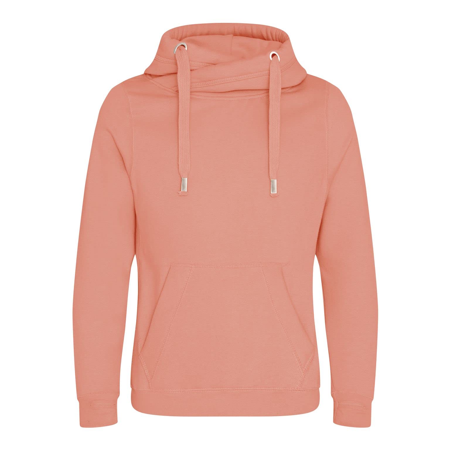 AWDis Just Hoods JH021 Unisex Cross Neck Hoodie - Dusty Pink - XL