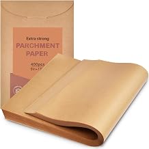 400 Pcs Parchment Paper Sheets - 9x13 Inches Precut Non-Stick Cooking Paper