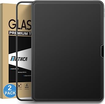 Mothca 2 Pack Matte Glass Screen Protector for iPad Air 11-inch M4 2026 / M3 2025 / M2 2024 with Installation Frame, Anti-Glare & Anti-Fingerprint Tempered Glass, Case Friendly, Smooth as Silk