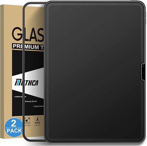 Mothca Armoured Glass Mat для iPad Air 11 дюймов 2025 M3 2024 M2 матовая защитная пленка для iPad Air 6-го поколения Screen Protector защита от отпечатков пальцев 2 шт.