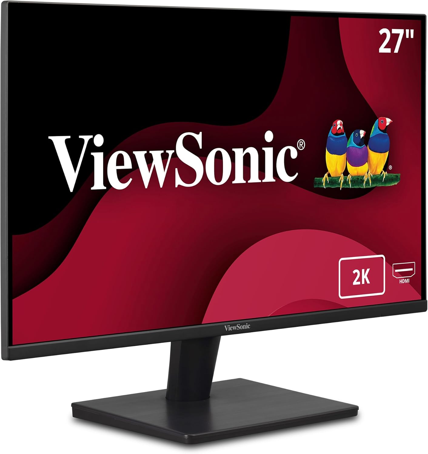 ViewSonic VA2715-2K-MHD 27 Inch 1440p LED Monitor with 100Hz, Variable Refresh Rate, Ultra-Thin Bezels, HDMI and DisplayPort Inputs for Home and Office