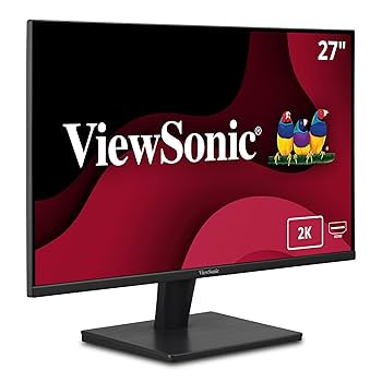 ディスプレイ・モニター本体 ViewSonic VA2715-2K-MHD 27 ViewSonic 27-Inch 1440p Monitor with Ultra-Thin Bezels