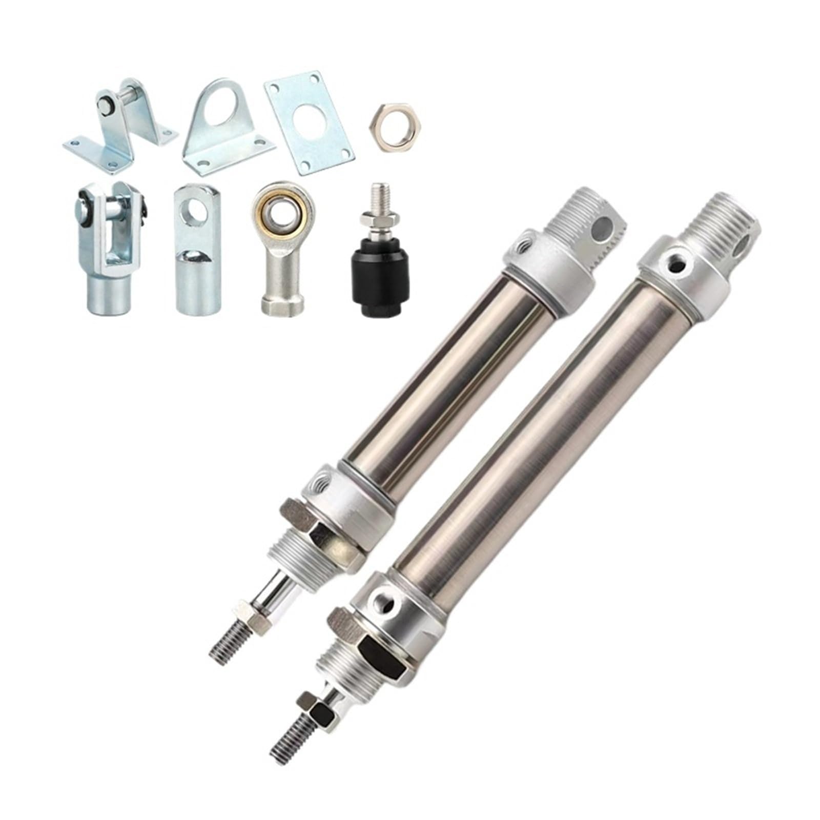 Vérin pneumatique MA25 double effet en acier inoxydable alésage 25mm course 450mm mini cylindre