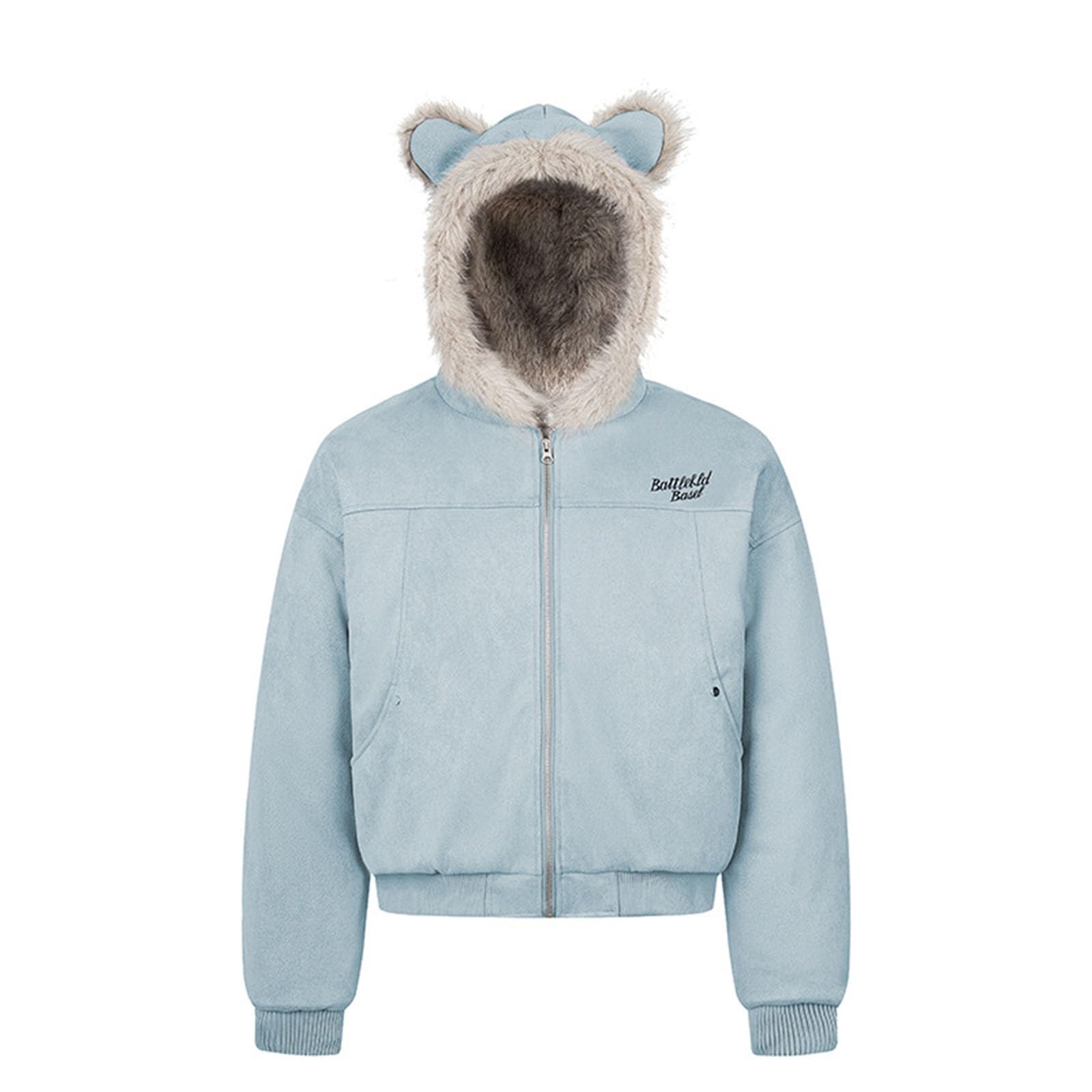 Oversize Hoodie Damen Sweatjacke Warme Fleecejacke mit gefüttertem Saum für luxuriöse lässige Winterbekleidung Damen Hoodie robust bequem