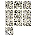 Fliesenaufkleber Mosaik Wandfliese Aufkleber Selbstklebende 3D PVC-Wandfliesen Klebefliesen Wasserdicht Deko Fliesenfolie Wandfliesenaufkleber für Küche Badezimmer Dekorative Stickerfliesen