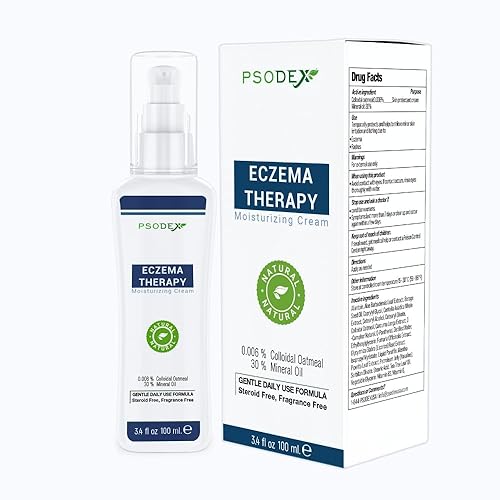 PSODEX Eczema Cream - Crema hidratante eccema terapia cuidado de la piel con aloe vera, vitaminas, aceite de árbol de té - Loción eccema orgánica y
