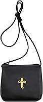 Vista 1 de Funda de cuero para Pyx, estuche de Pyx católico con correa para comunión, sacerdotes anfitriones, diáconos, regalos