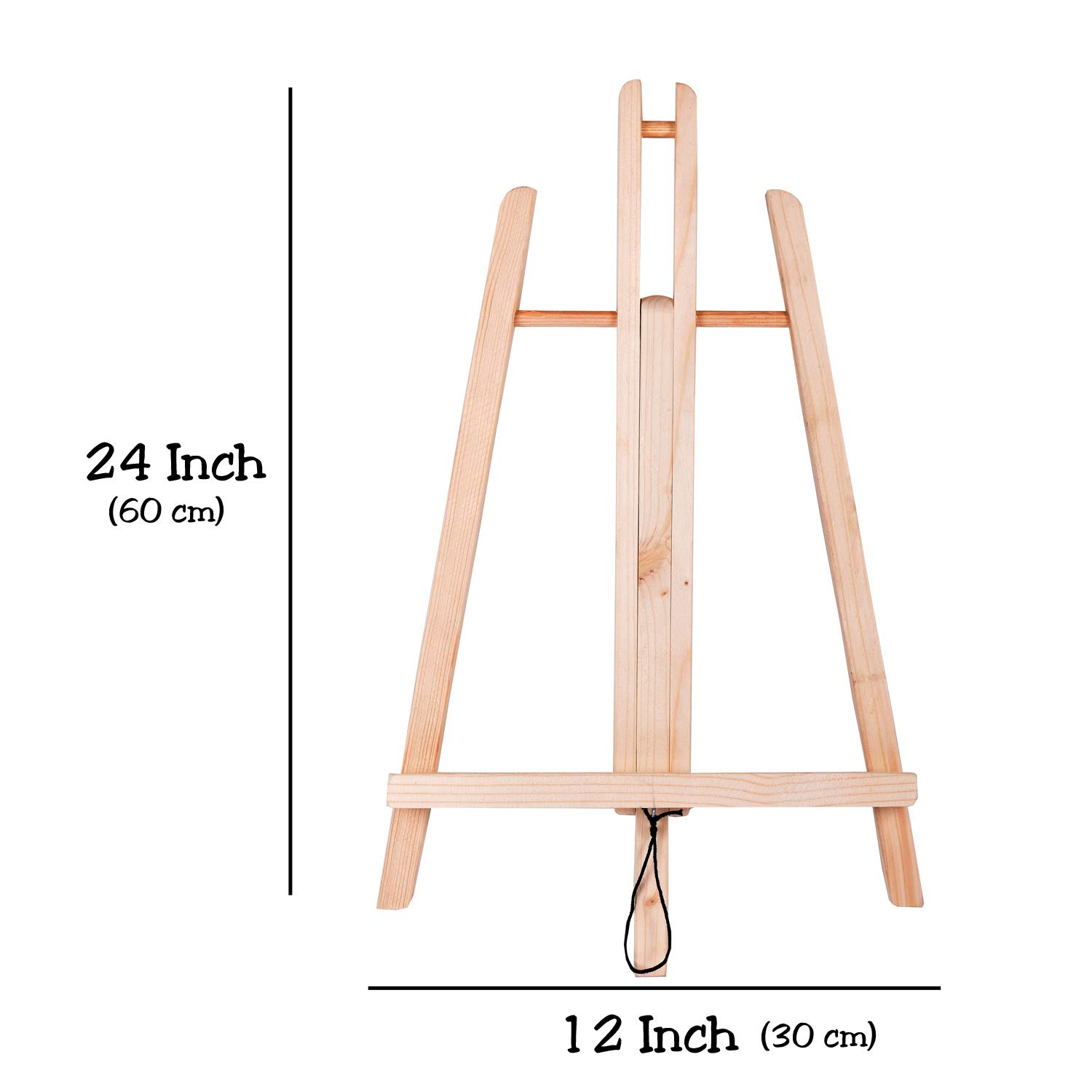 Variety Canvas Künstlerstaffelei aus Holz, 61 cm, für Gemälde, groß, Hellbraun