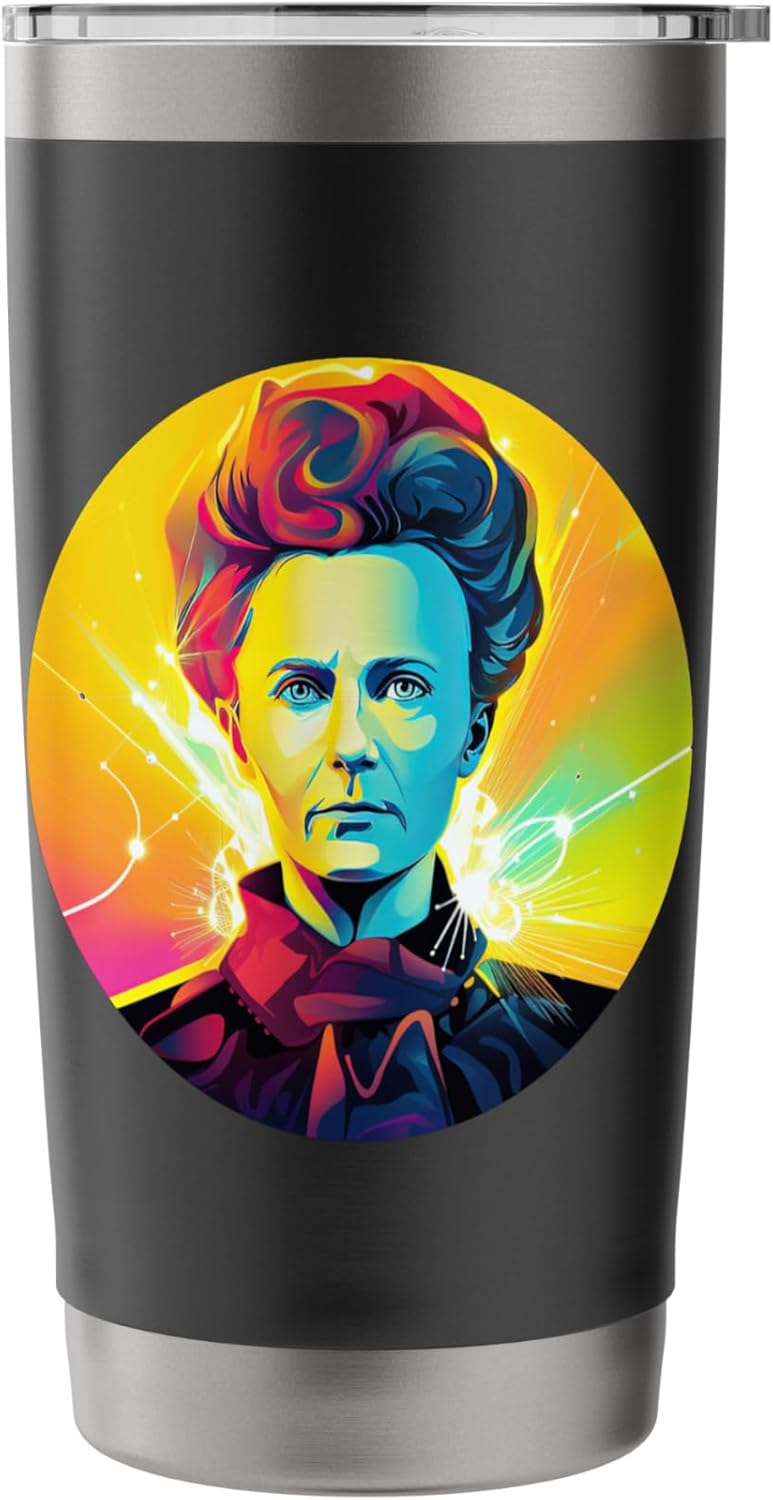 Marie Curie Colorful Stainless Steel Insulated Tumbler - Image 3