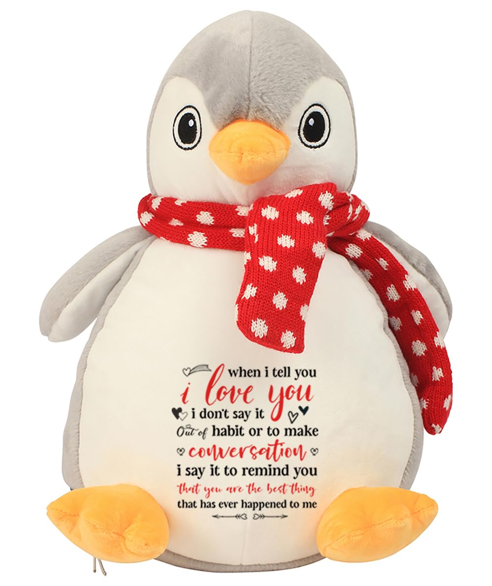 Getagift When I Tell You I Love You I Don't Say It Out of Habit, Valentine's Day Gift, Soft Toys, Teddy Bear. (Penguin)