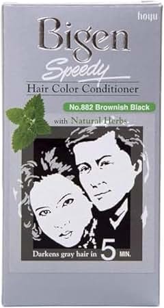 Amazon.com: Brownish Black 882 - Bigen Speedy Hair Color