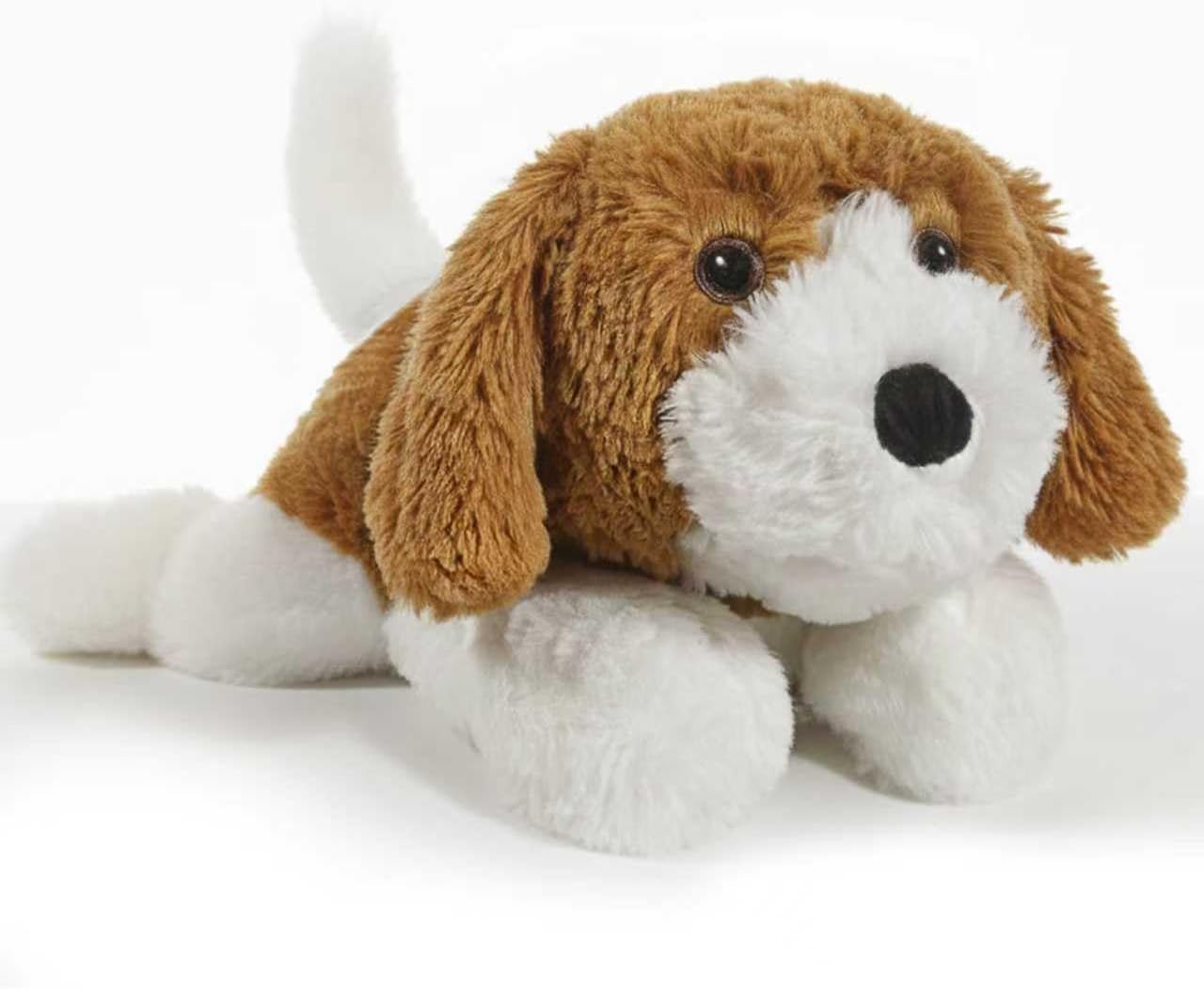 Microwavable Heating Pads for Period Cramps & Pain Stress Relief, Puppy Stuffed Animal, Moist Heat Puppy for Anxiety