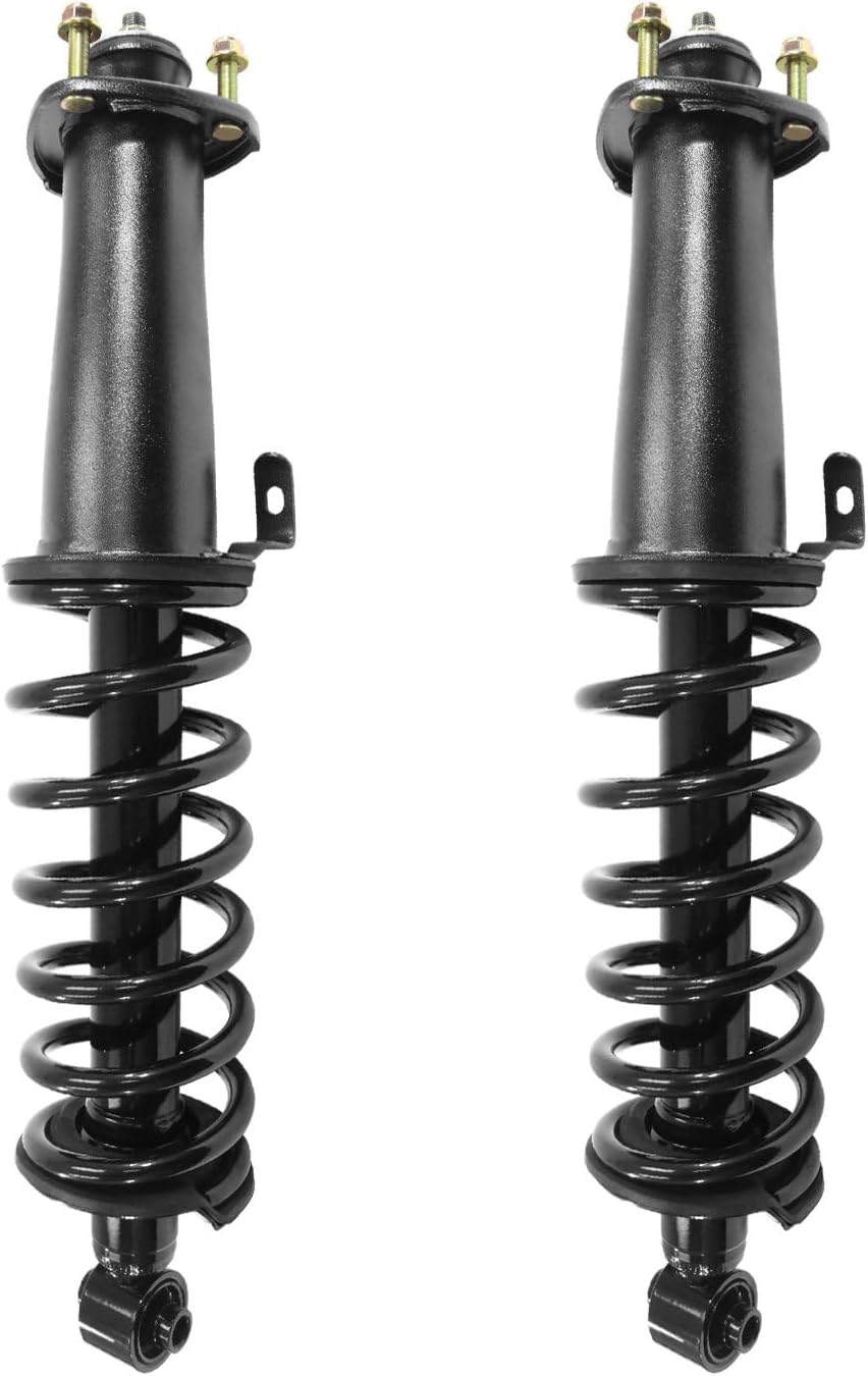 COMPLETESTRUTS - Rear Quick Complete Strut Assemblies with Coil Springs Replacement for 2006-2013 Lexus IS250 RWD Sedan - Set of 2
