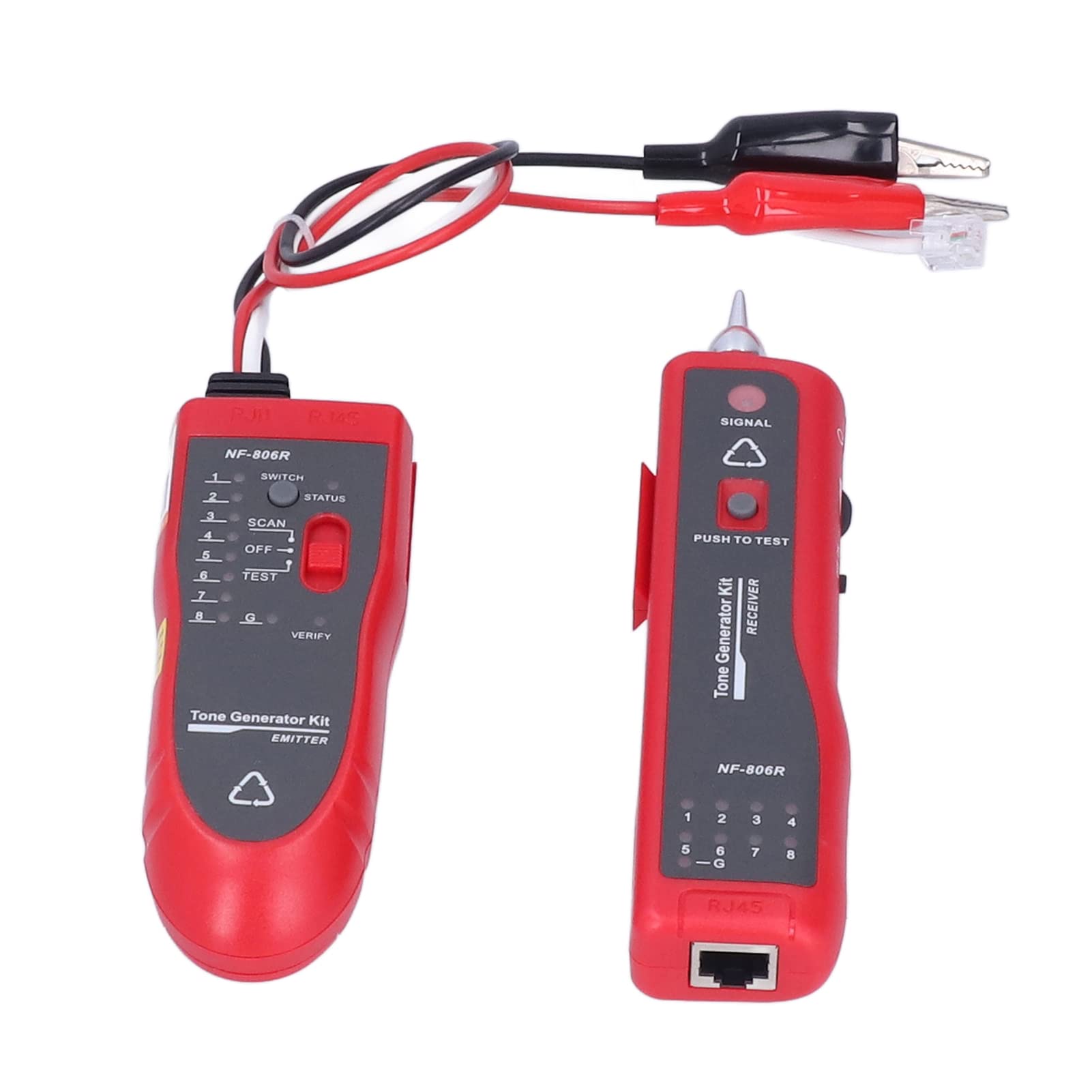 NF 806r Line Finder Poe Burn Network Tester Tester kabli do zewnętrznej linii telekomunikacyjnej, potężne narzędzie przewodowe z wykrywaniem za pomocą jednego razu, wielokrotne