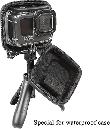 Miniatura 5 de Funda de transporte rígida para GoPro Hero 11, 10, 9, 8, 7, 6, 5, 4, impermeable, DJI Osmo Action 3, carcasa impermeable para cámara, Insta360 One R