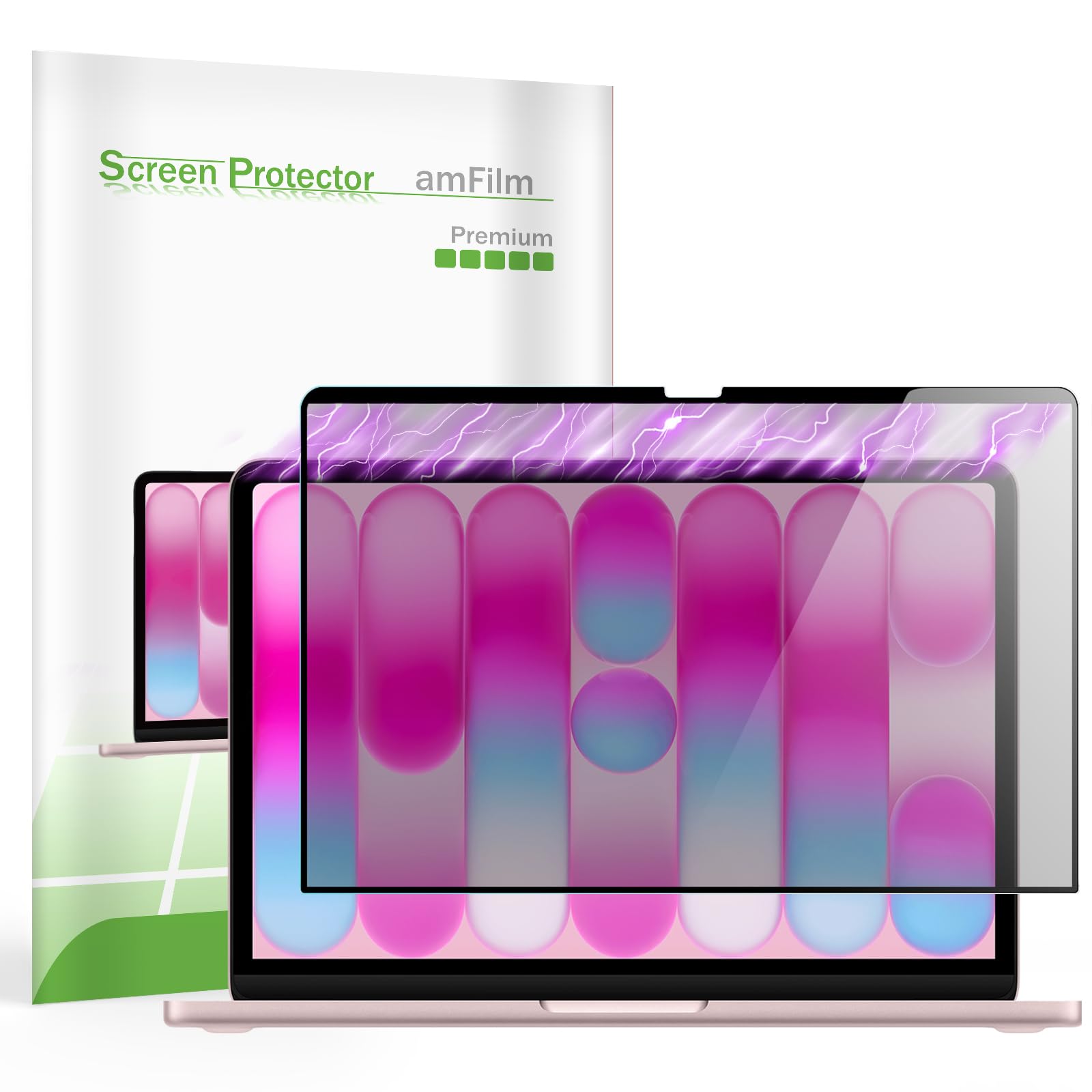 Photo 1 of amFilm Magnetic Privacy Screen Protector for MacBook Neo 13" 2026