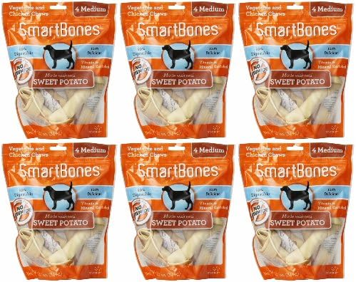 SmartBones Sweet Potato Medium 24pk (6 x 4pk)