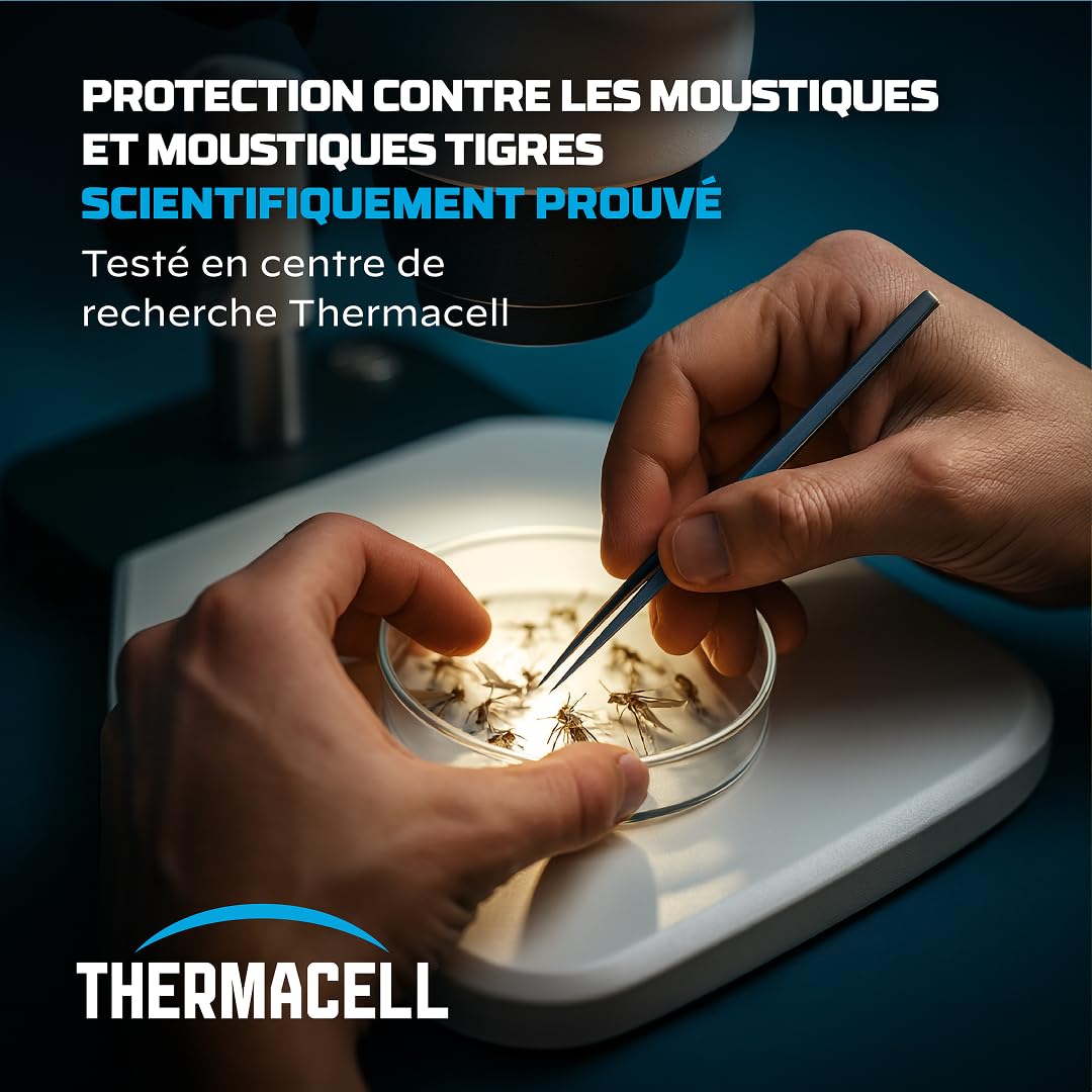 THERMACELL Bouclier Anti Moustiques et Moustiques Tigres - 20m² - 12h