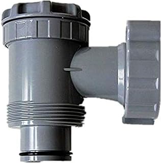 On/Off Plunger Valve Replacement, Plunger Valve Pool Parts and Accessories, Inlet & Outlet Water Replacement Parts Kit for Above Ground Swimming Pool