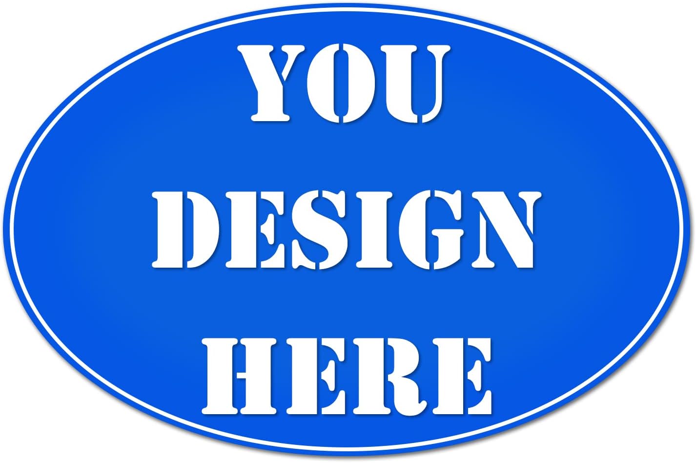 Custom Personalized Labels, Custom Stickers with Any Image Logo and Text. Business Logo Thank You Labels (Rectangle, 5x4 Inch)