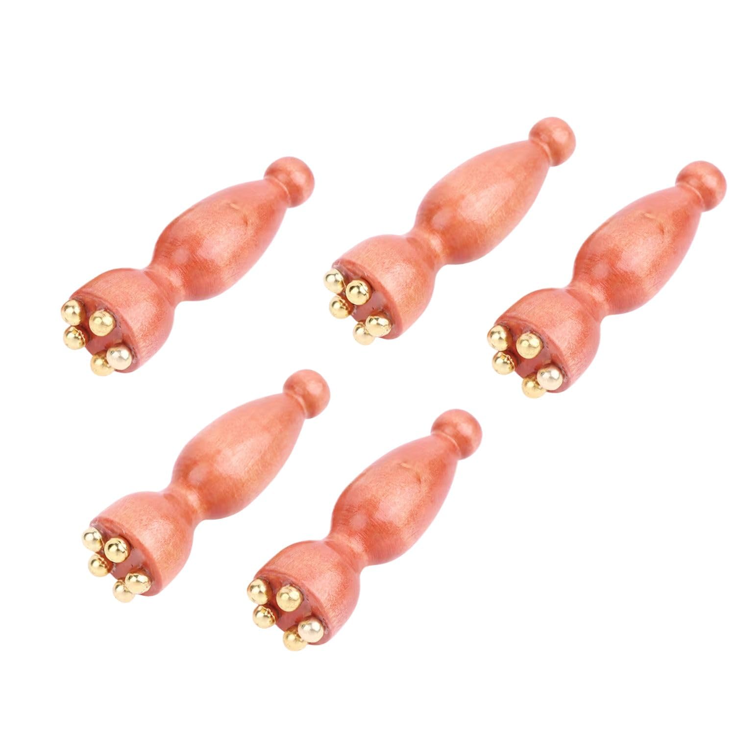 the wooden Copper Bead Massager Lotus Pod Is Intended To Elevate Focusing on The Wrinkles at The Outer Corners Of The Eyes Relaxation And Face, Head, Calming Benefits Through Meridian Stimulation.-image-23