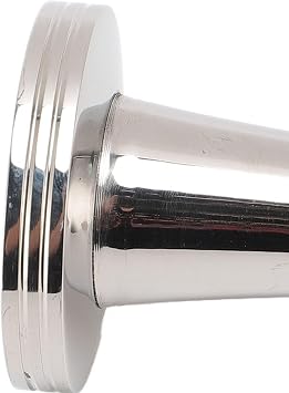 Coffee Tamper Stainless Steel Capsule Press Tool for Achieving Even Coffee Pressing Process, for Capsule Lovers At Home or Office (Large, Flat Bottom)